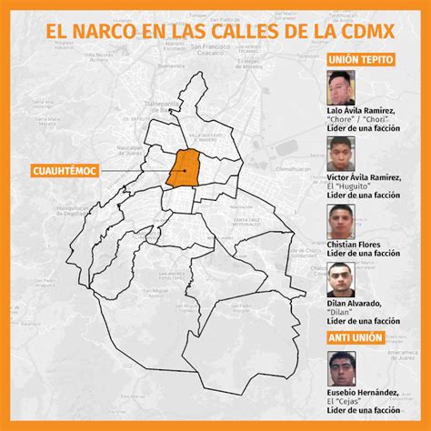Mapa Del Narco En Cdmx Así Están Distribuidos Los 14 Grupos Delictivos En La Capital Del País