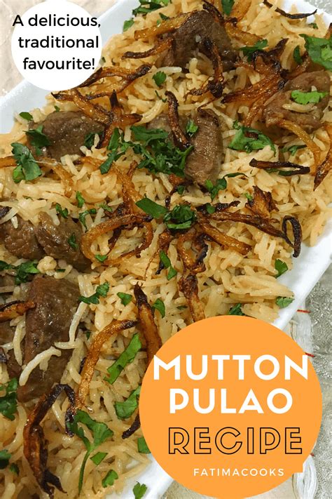 Mutton Pulao Mutton Yakhni Pilau Pakistani And Indian Recipe Fatima