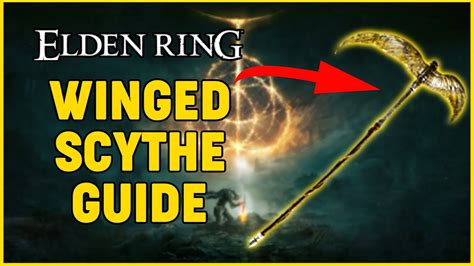 Elden Ring Powerful Beginner Faith Weapon Flying Winged Scythe