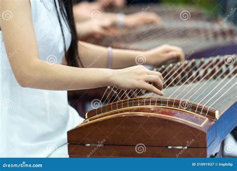 Playing Zither Stock Image Image Of Delicate Culture 31091937