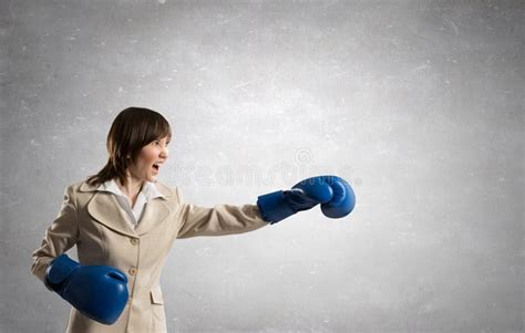 She Is Determined To Win Stock Image Image Of Boxer 72538825