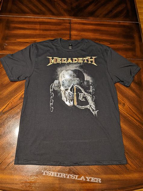 Megadeth 2022 Bullet Hot Topic Tshirtslayer Tshirt And Battlejacket