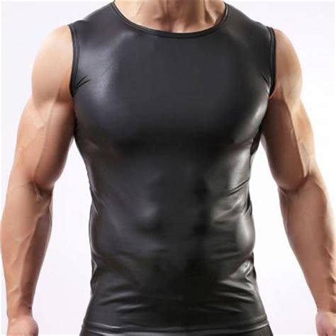 Summer Style Fashion Men S Fashion Sexy Leather Vest Comfortable