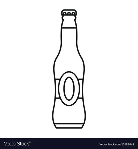Beer Bottle Outline Clipart Image Vrogue Co