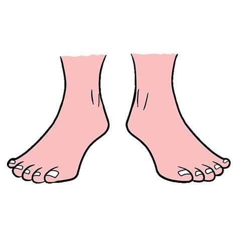 How To Draw Feet Really Easy Drawing Tutorial