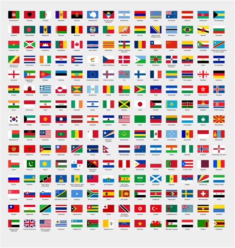 World Flags Png Flag Of United Nations Countries