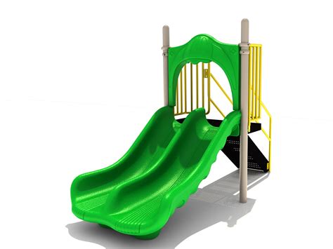 3′ Freestanding Double Slide Playground With A Purpose