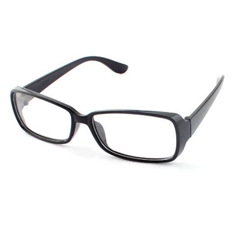 Rectangle Lens Full Rim Eyewear Plain Plano Glasses Spectacles Black Walmart Canada