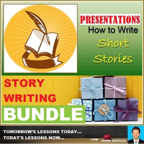 A Bundle Of Five Presentations On Story Writing Writing Bundle