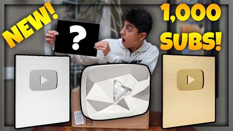The New Youtube 1000 Subscriber Play Button Youtube