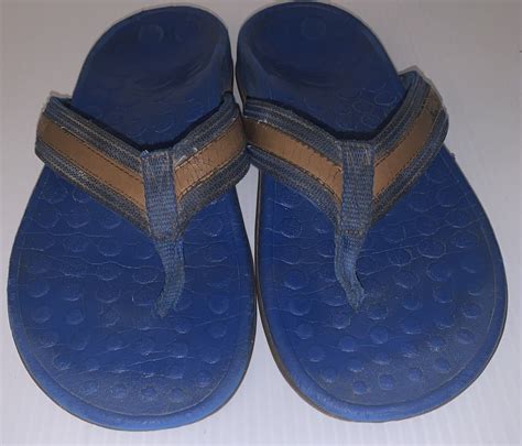 Women’s Blue Vionic Orthaheel Flip Flops Thong Sandals ~ Size 8 Ebay