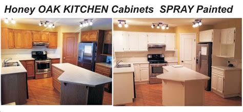 Utilizing the best paint sprayer for cabinets will give the ideal completion. 01 Oak into White KITCHEN REFINISHING - www.Alta-Pro-Spray ...