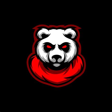 Awesome Angry Panda Vector Mascot Logo 3465895 Vector Art At Vecteezy