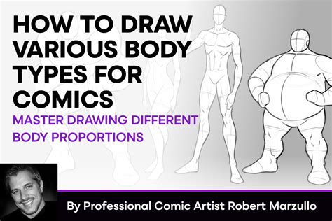 How To Draw Various Body Types And Proportions For Comics Design Cuts