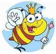 Felice Queen Bee Cartoon Character | Honey bee pictures, Bee pictures ...