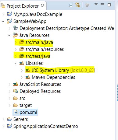 How To Fix Missing Src Main Java Src Test Java Folders In The Eclipse