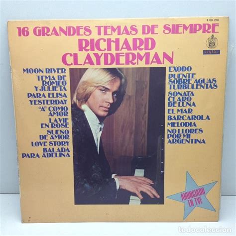 richard clayderman - grandes temas - lp vinilo - Comprar Discos LP