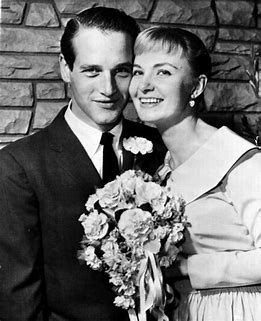 Image result for Paul Newman and Joanne Woodward were married.
