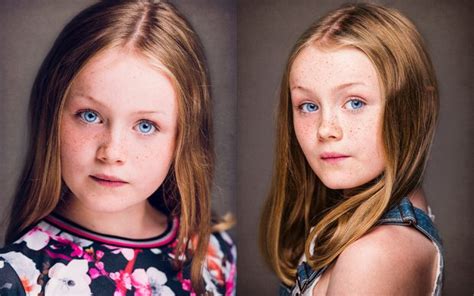 Child Actress Headshots Of Lily Mcginlay By Brighton Photographer