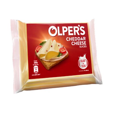 Olpers Cheddar Cheese Slices 200g