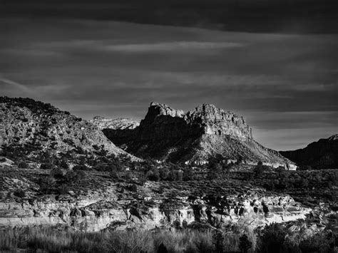 Springdale Utah 001 Bw Photograph By Lance Vaughn Fine Art America