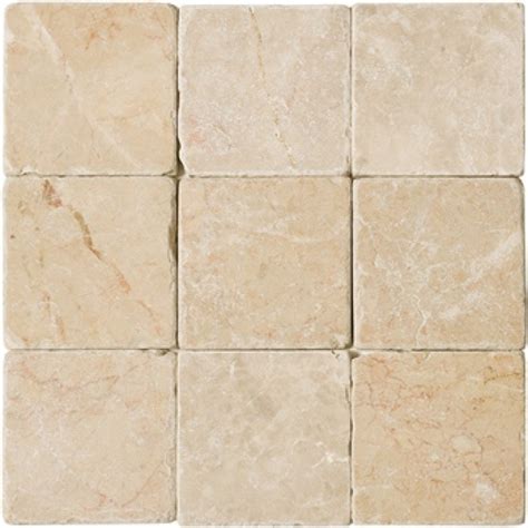 Crema Marfil 4x4 Tumbled Marble Tile Backsplash Tile Usa