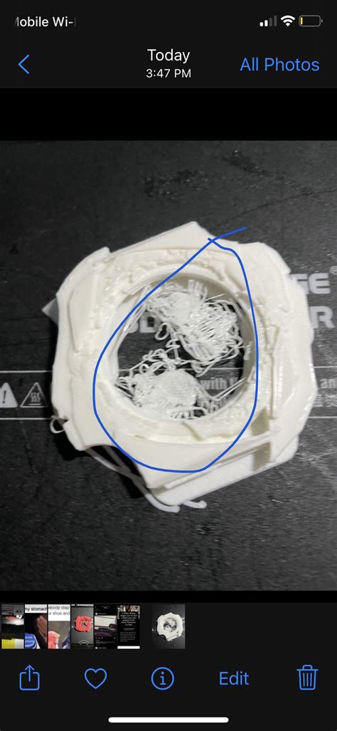 Does Anyone Know How To Stop This I Circled In Blue For You R3dprinting