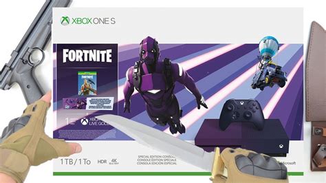 Xbox One S 1tb Fortnite Battle Royale Dark Vertex Special Edition