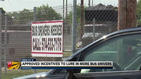 Goshen Schools Hoping To Attract New Bus Drivers Through Incentives