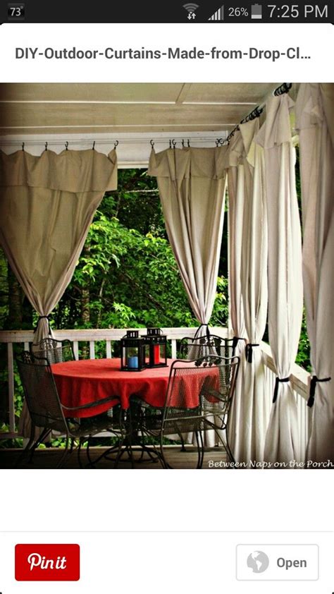 Pin By Purla Strick On Decorating Ideas Outdoor Curtains For Patio