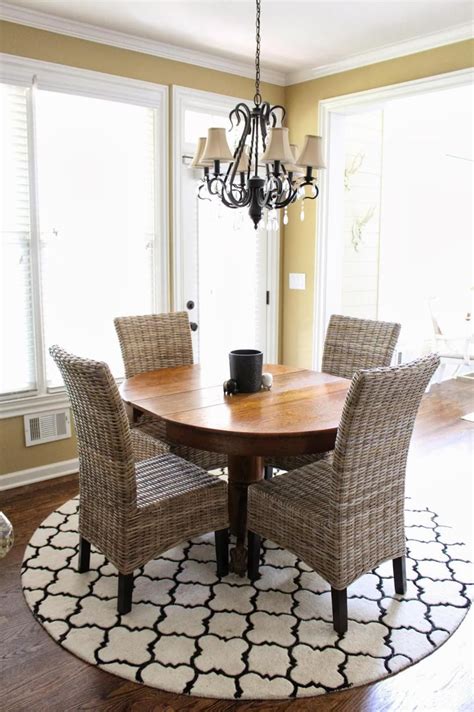 Best kitchen table rug size living rooms 39 ideas rug under. Best 21 Cheap Rugs for Under Kitchen Table | Round kitchen ...