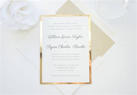 Luxury Wedding Invitations Elegant Wedding Invitations