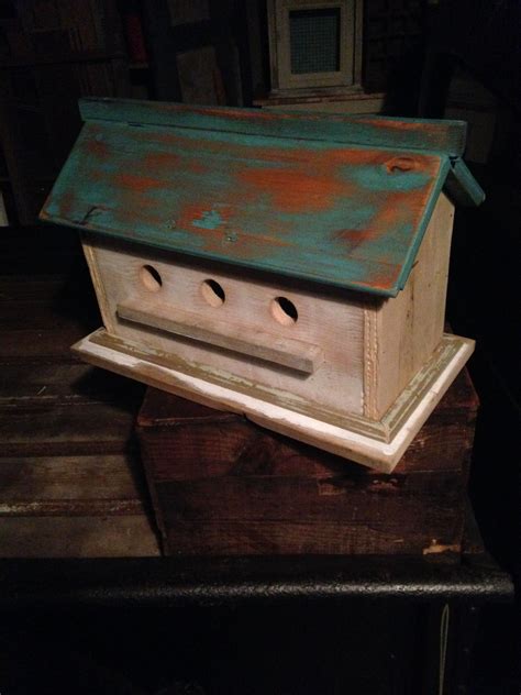 Repurposed Material Rustic Birdhouse From Palumbohandmade Rustic