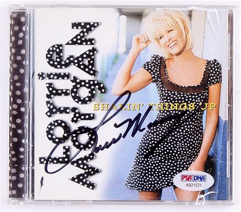 Lorrie Morgan Signed Shakin Things Up Cd Cover Insert Psa Coa