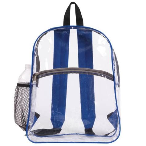 Customizable Clear Zipper Backpack Silkletter