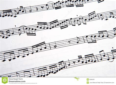 Cuadro De Notas Musicales Foto De Archivo Imagen De ópera 6289230