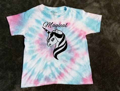 Unicorn Tie Dye Shirt Unicorn Shirt Tie Dye Shirt Etsy