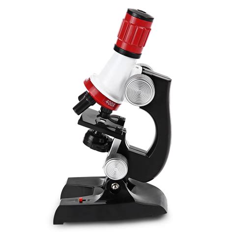 Science Microscope Kit Kids Plastic 1200x Zoom Science Lab Led