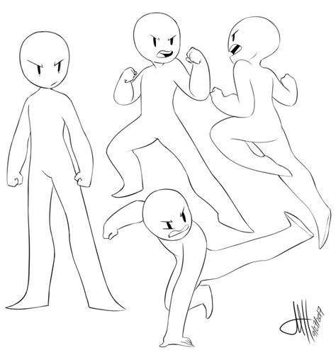 Anime Pose Template