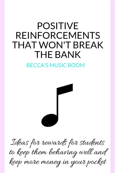 Positive Reinforcements That Wont Break The Bank Beccas Music Room