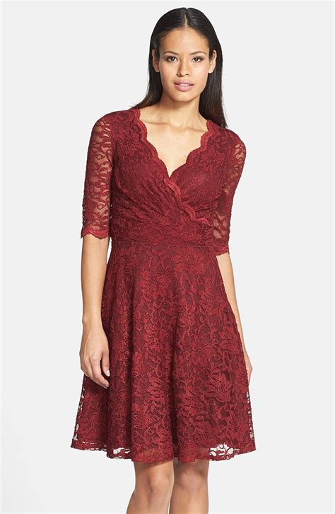 Donna Ricco Lace Fit And Flare Dress Nordstrom