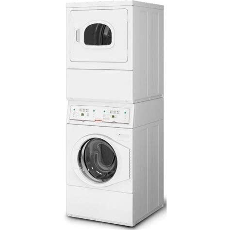 Speed Queen Inch Commercial Electric Stacked Dryer On Washer Laundry