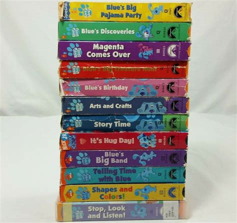 Blues Clues Vhs Tapes