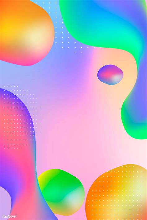 Colorful Fluid Gradient Patterned Background Free Image By Rawpixel