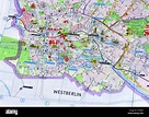 Kartographie, Stadtplan, Ost-Berlin, Detail: Berlin-Mitte, Ost ...