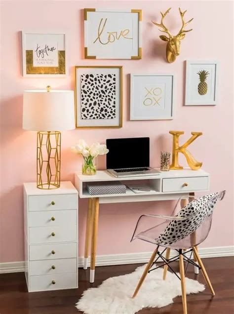 Studying In Style 26 Feminine Decor To Transform Your Desk