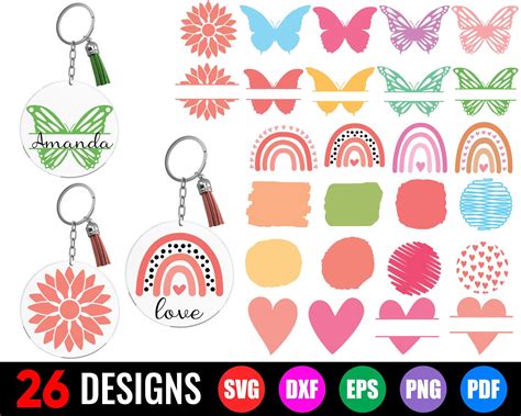 158+ Acrylic Keychain Svg Files Free