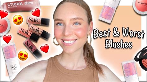 best and worst new blushes saie bare minerals colourpop mac cover fx c est moi youtube