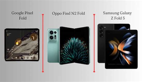 Google Pixel Fold Vs Samsung Galaxy Z Fold Vs Oppo Find N Flip