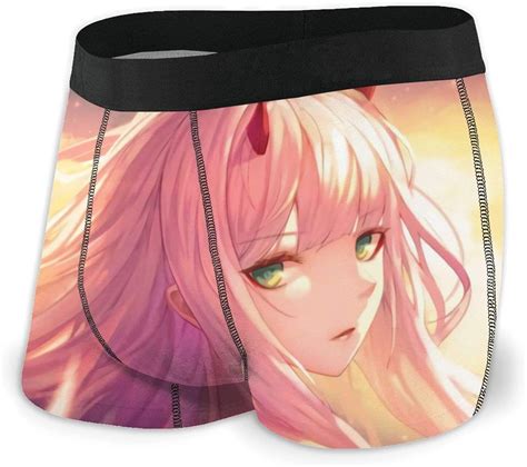 Amsyes Zerotwo Darling Franxx Mens Boxer Briefs Short Sports Underwear For Young Medium